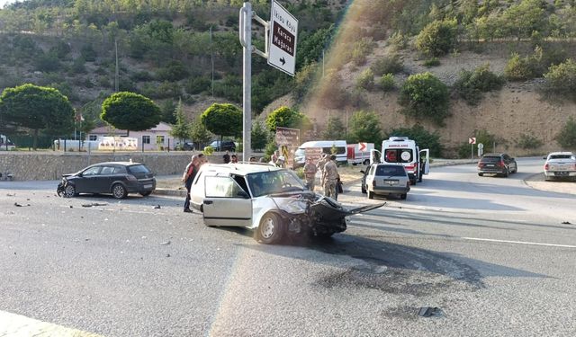 Gümüşhane'de zincirleme trafik kazasında 7 kişi yaralandı