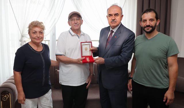 Ordu'da Kıbrıs gazisi Celal Sarı'ya Gazilik Madalyası ve Beratı verildi