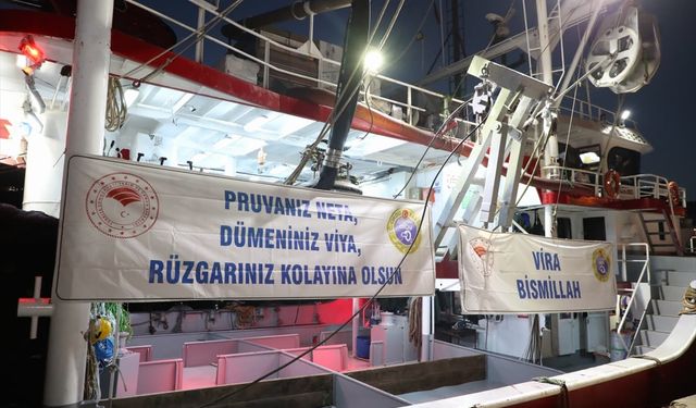 Ordulu balıkçılar dualarla mavi sulara uğurlandı