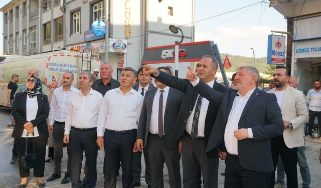 Osmancık’ta İbriktar Hazretleri Türbesi alanındaki eski binaların yıkımına başlandı