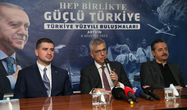 Sağlık Bakanı Memişoğlu, Artvin'de "Türkiye Yüzyılı Buluşmaları"nda konuştu: