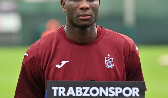 Trabzonspor'un golcüsü Paul Onuachu, hedeflerini açıkladı: