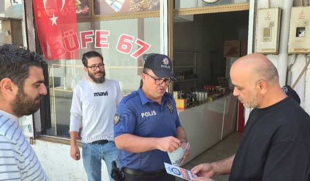 Yeniçağa polisi vatandaşları bilgilendiriyor
