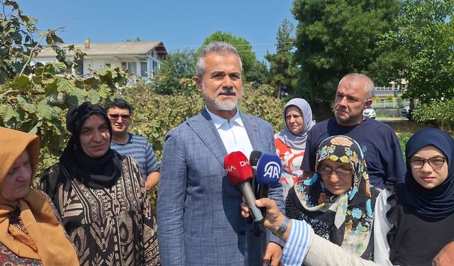 Yeniden Refah Partisi Genel Başkan Yardımcısı Kılıç, Samsun'da fındık üreticileriyle buluştu