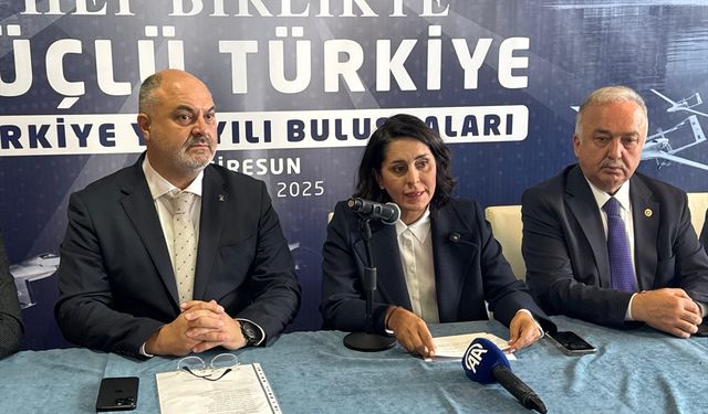 AK Parti Genel Başkan Yardımcısı Tuncer, Giresun'da konuştu: