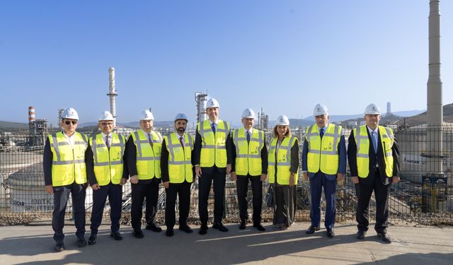 Bakan Bayraktar ve Bakan Şahbazov'dan SOCAR Türkiye'nin üretim sahasına ziyaret
