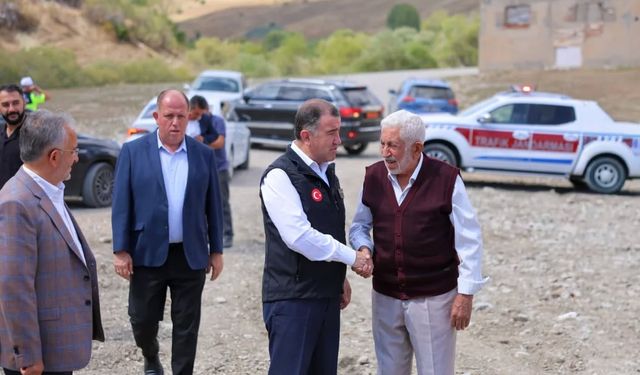Bayburt Valisi Eldivan köylerde sürdürülen çalışmaları inceledi