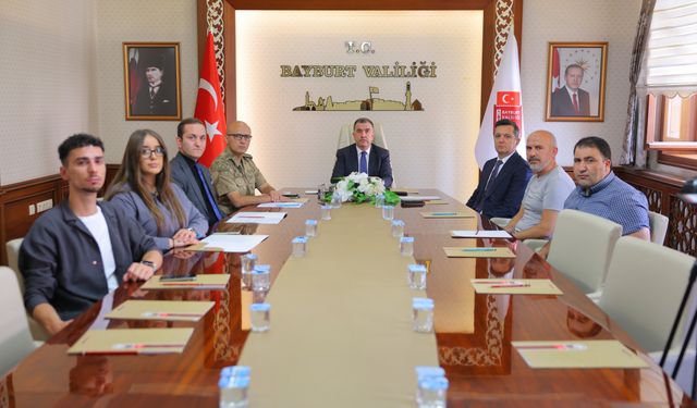 Bayburt'ta Güvenlik ve Asayiş Bilgilendirme Toplantısı yapıldı