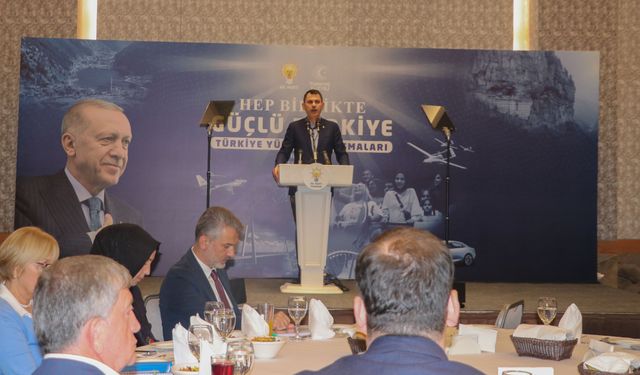 Çevre, Şehircilik ve İklim Değişikliği Bakanı Kurum Trabzon'da konuştu:
