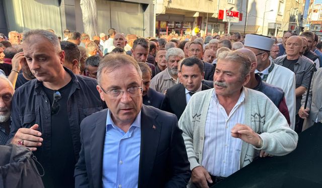Danıştay Başsavcısı Cevdet Erkan Trabzon'da cenaze törenine katıldı