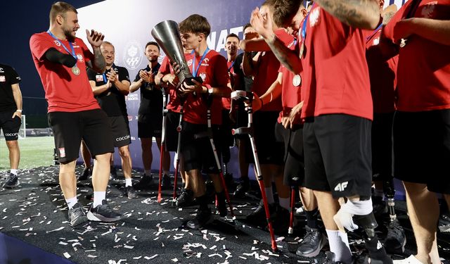 EAFF 2025 Ampute Futbol Uluslar A Ligi'nde şampiyon Polonya, kupasını aldı