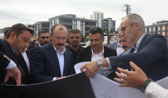 TBMM Plan ve Bütçe Komisyonu Başkanı Muş, Samsun'daki projeleri inceledi