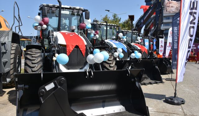 Trabzon Büyükşehir Belediyesince 17 iş makinesi hizmete alındı