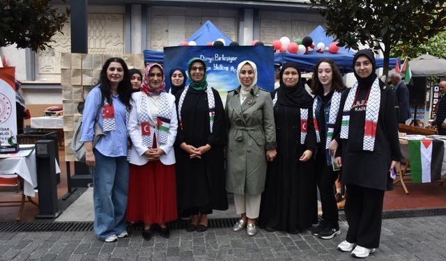 Trabzon'da, 'Hür ve Bağımsız Filistin İçin Yürüyoruz' etkinliği yapıldı