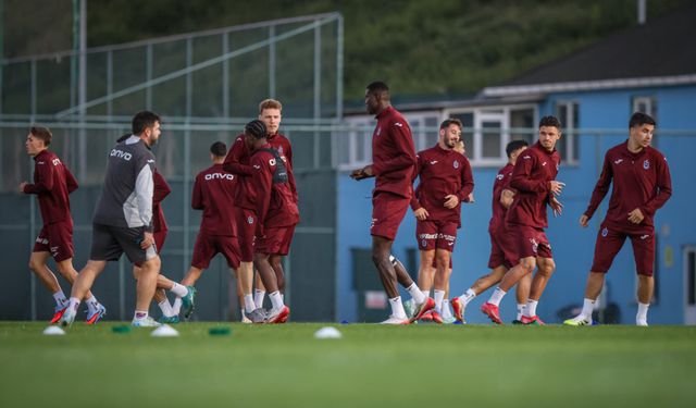 Trabzonspor, Fatih Karagümrük maçının hazırlıklarını sürdürdü