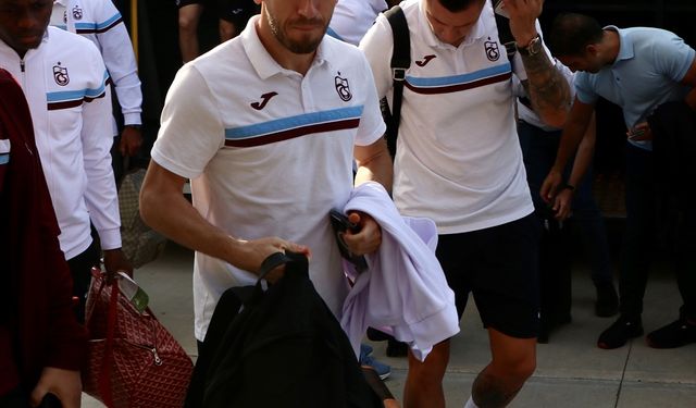 Trabzonspor kafilesi, İstanbul'a gitti