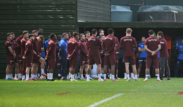 Trabzonspor, Kayserispor maçının hazırlıklarına başladı