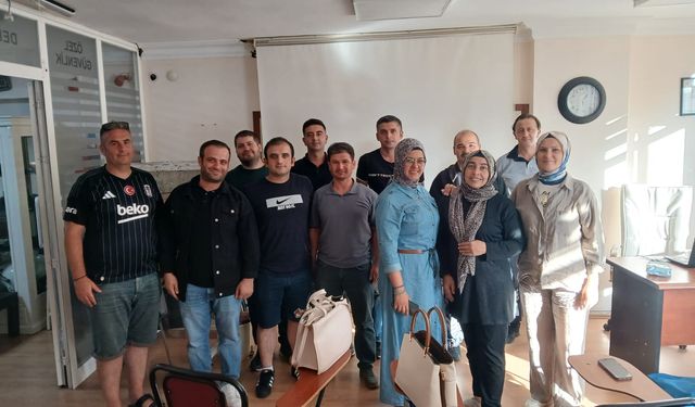 40 KURSİYER EĞİTİMLERİNİ TAMAMLADI