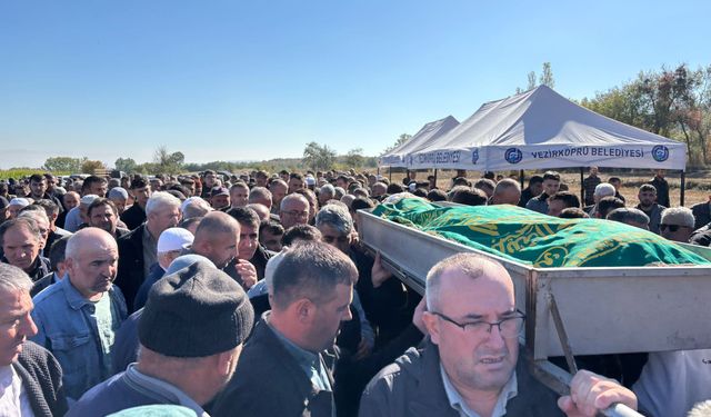 Ankara'da iş kazasında ölen Akif Fak'ın cenazesi Samsun'da toprağa verildi