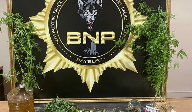 Bayburt'ta uyuşturucu madde ele geçirildi