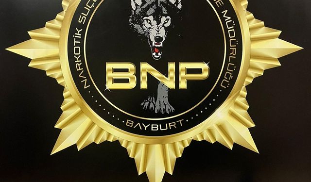 Bayburt'ta uyuşturucu operasyonunda 1 şüpheli tutuklandı