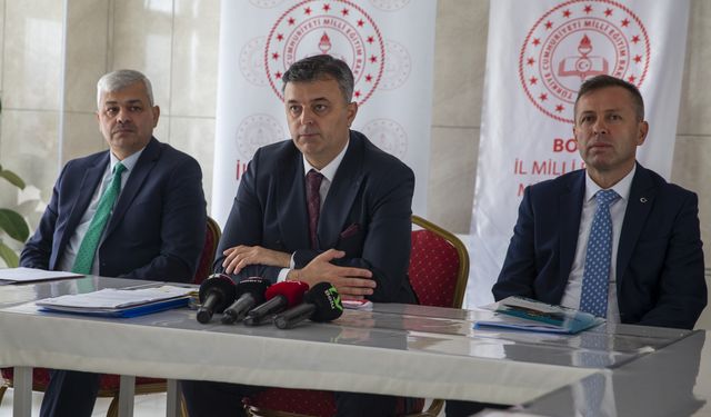 Bolu İl Milli Eğitim Müdürü Öncü, kentteki eğitim çalışmalarını değerlendirdi: