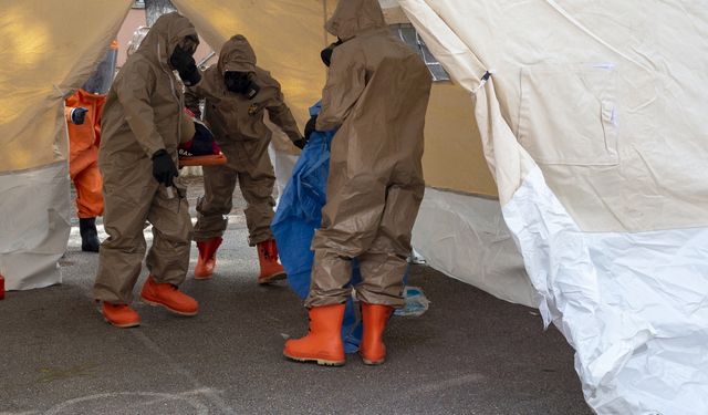 Bolu'da 5,8 büyüklüğünde deprem senaryosuyla tatbikat yapıldı