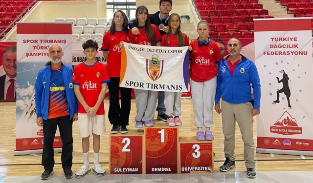 Bursa İnegöl Belediyespor 'tırmanış' kürsüsünde