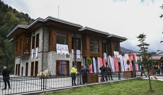 Cumhurbaşkanı Erdoğan, Ayder Yaylası'nda incelemede bulundu