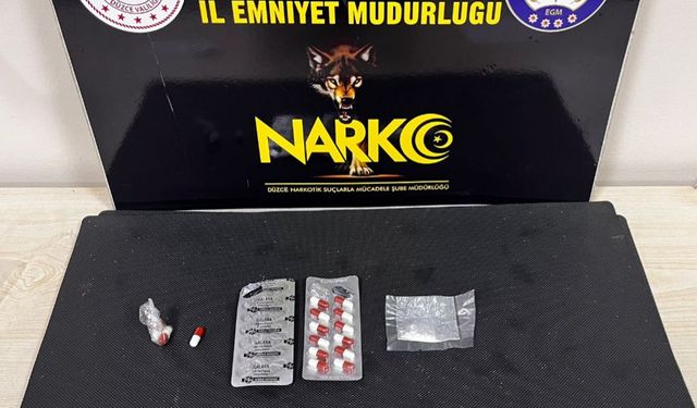 Düzce'de uyuşturucu operasyonlarında 3 zanlı tutuklandı