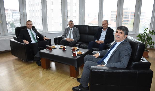 İlkadım Belediye Başkanı Kurnaz'dan AA Samsun Bölge Müdürlüğüne ziyaret