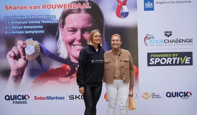 Olimpiyat şampiyonu Sharon van Rouwendaal Türkiye'de