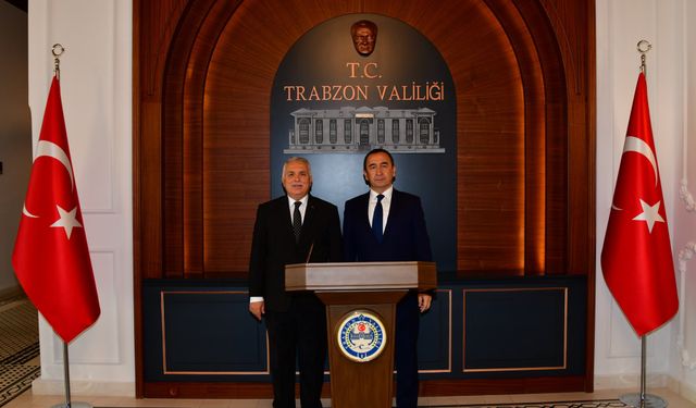 Özbekistan'ın Ankara Büyükelçisi Haydarov, Trabzon'da ziyaretlerde bulundu