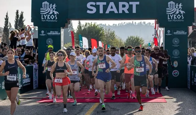 Pamukkale'de tarihi maraton heyecanı
