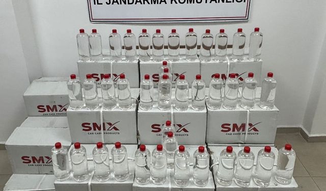 Samsun'da 620 litre etil alkol ele geçirildi