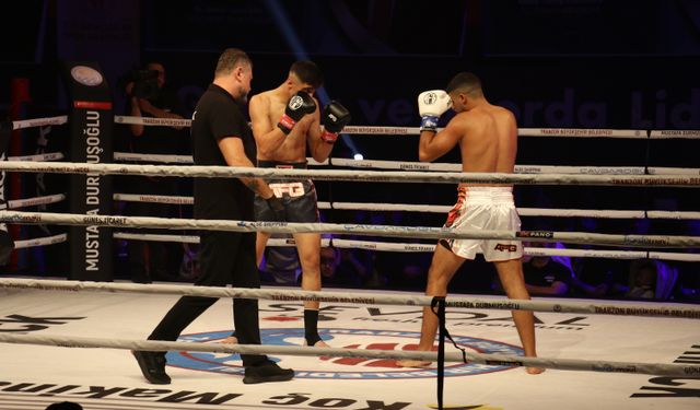 Trabzon'da Mustafa Durmuşoğlu anısına MuayThai müsabakası düzenlendi