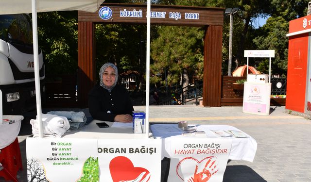 Vezirköprü'de organ bağışı kampanyası düzenlendi