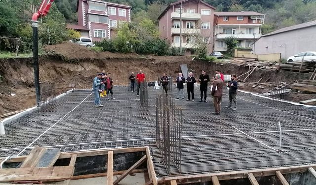 4-6 YAŞ GRUBU KUR'AN KURSU İNŞAAT BETONU ATILDI