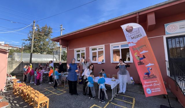 ÖMERLİ İSMAİL CANBAZ İLKOKULU’NDAKİ ÇOCUKLARLA BULUŞMA