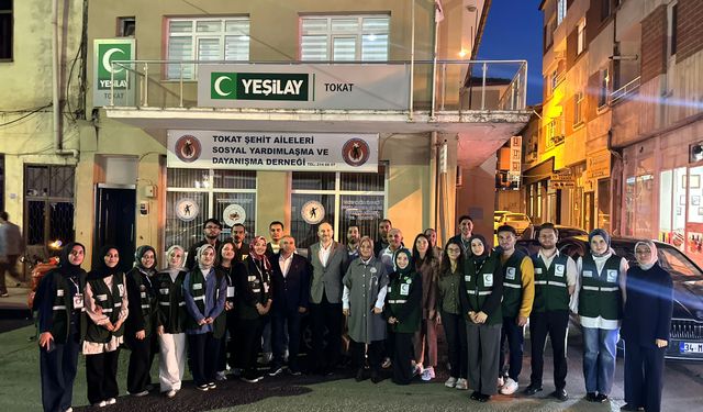 Yeşilay Genel Başkanı Dinç'ten Tokat Şubesine ziyaret