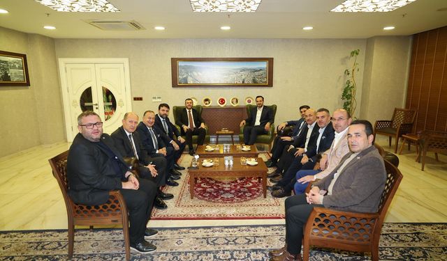 AK Parti İstanbul İl Başkanı Özdemir'den, Karabük Belediye Başkanı Çetinkaya'ya ziyaret