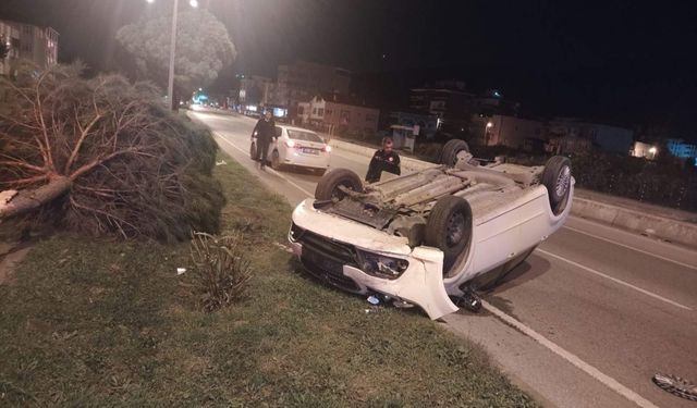 Atakum'da iki ayrı kazada 2 kişi yaralandı