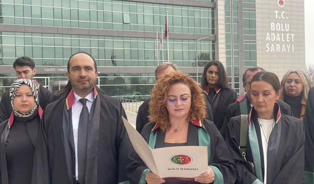 Bolu'da 25 Kasım Kadına Yönelik Şiddete Uluslararası Mücadele Günü dolayısıyla açıklama yapıldı