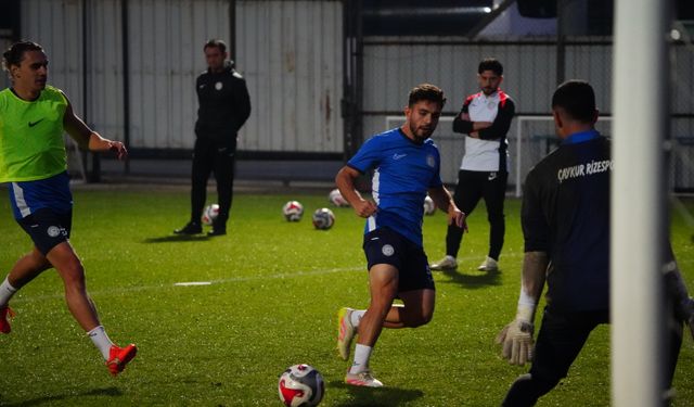 Çaykur Rizespor, Gaziantep FK maçının hazırlıklarına başladı