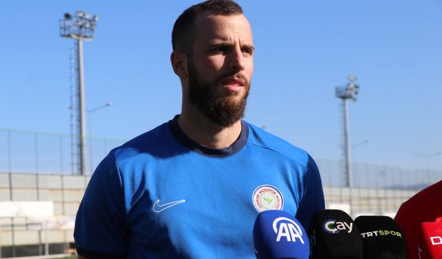 Çaykur Rizesporlu futbolcu Jurecka, Fenerbahçe maçı öncesi değerlendirmede bulundu: