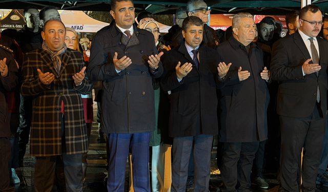 DEPREM ŞEHİTLERİ ANILDI