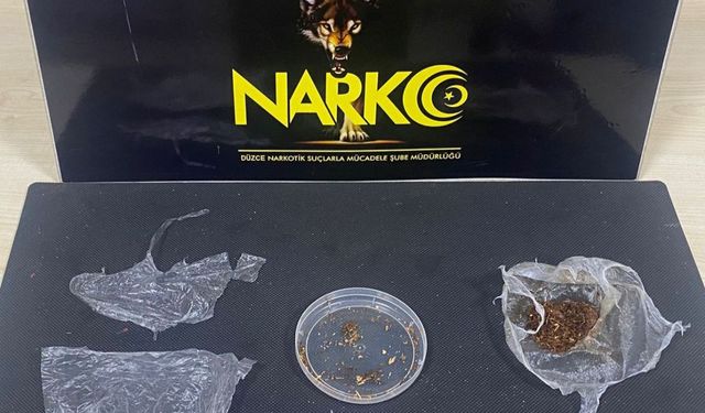 Düzce'de uyuşturucu operasyonunda 2 şüpheli tutuklandı