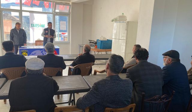 Espiye'de çiftçiler TARSİM konusunda bilgilendirildi