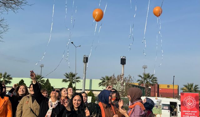 Giresun'da kadına yönelik şiddetle mücadele etkinliği düzenlendi