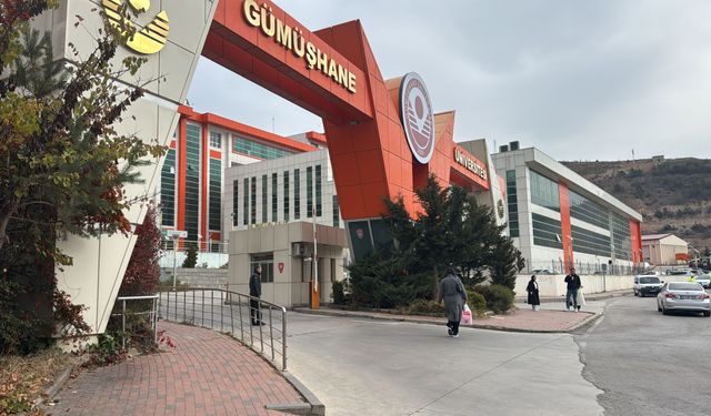 Gümüşhane Üniversitesi'nde bir idari personel mesai arkadaşını silahla rehin aldı